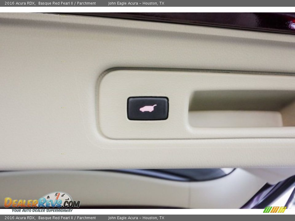 2016 Acura RDX Basque Red Pearl II / Parchment Photo #24
