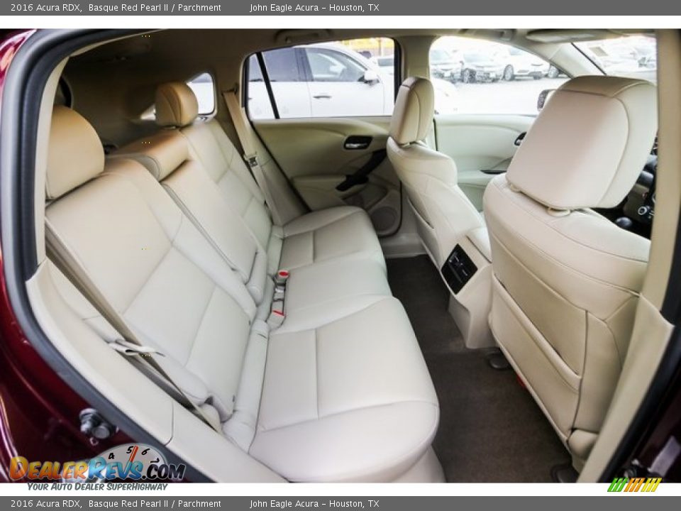 2016 Acura RDX Basque Red Pearl II / Parchment Photo #26