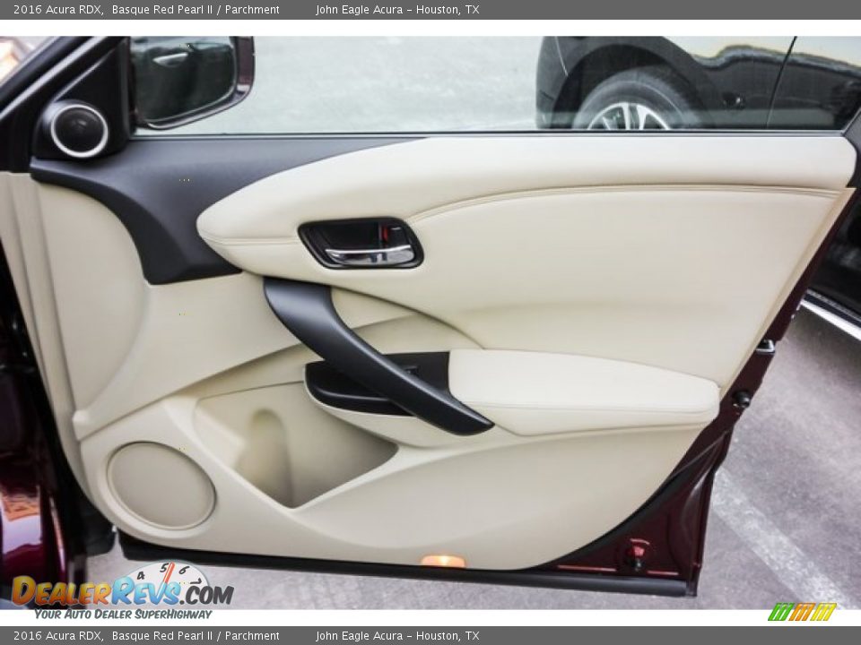 2016 Acura RDX Basque Red Pearl II / Parchment Photo #27