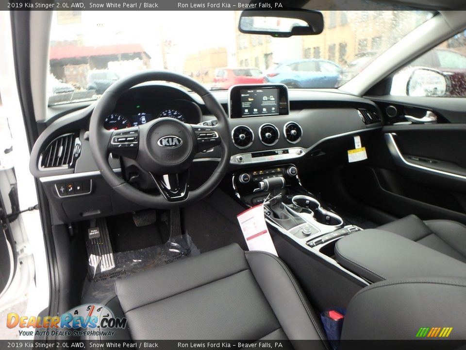 Black Interior - 2019 Kia Stinger 2.0L AWD Photo #14