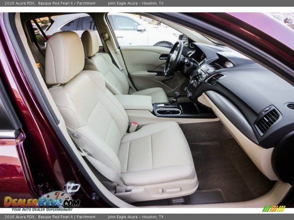 2016 Acura RDX Basque Red Pearl II / Parchment Photo #28