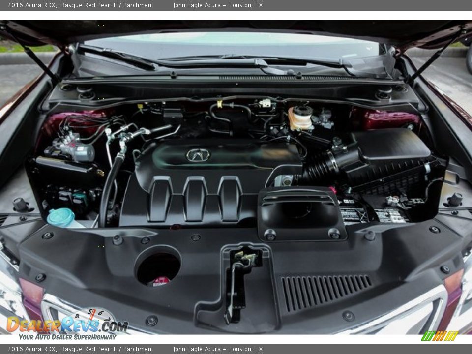2016 Acura RDX Basque Red Pearl II / Parchment Photo #29