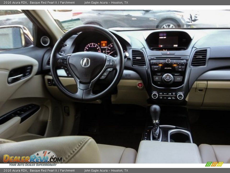2016 Acura RDX Basque Red Pearl II / Parchment Photo #30