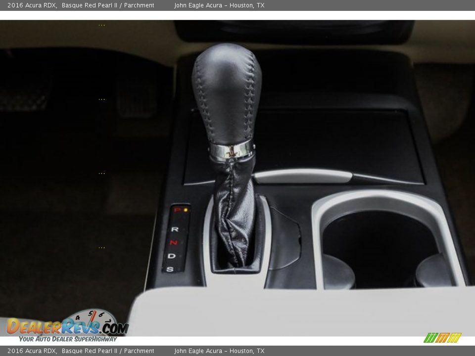 2016 Acura RDX Basque Red Pearl II / Parchment Photo #35