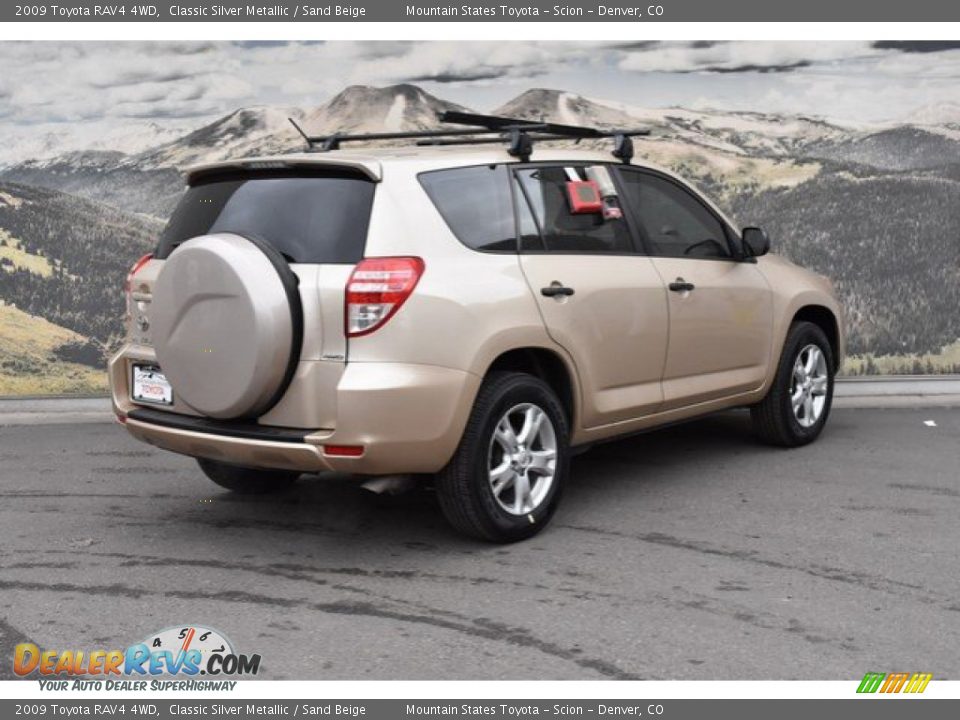 2009 Toyota RAV4 4WD Classic Silver Metallic / Sand Beige Photo #3
