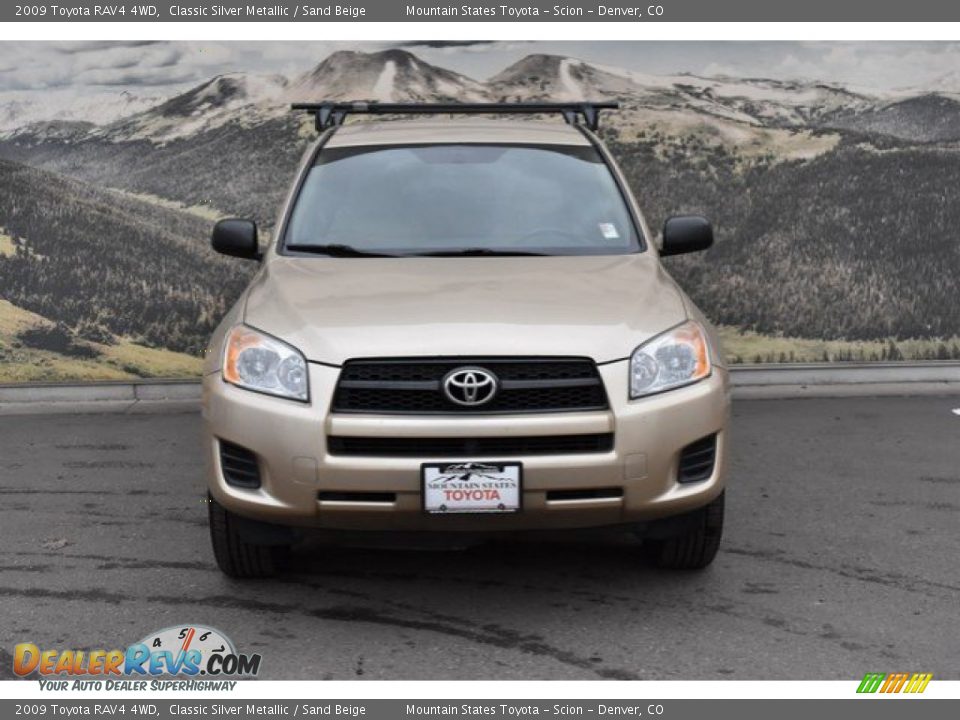 2009 Toyota RAV4 4WD Classic Silver Metallic / Sand Beige Photo #4
