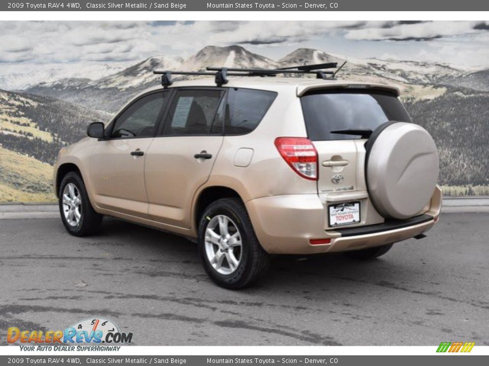 2009 Toyota RAV4 4WD Classic Silver Metallic / Sand Beige Photo #7