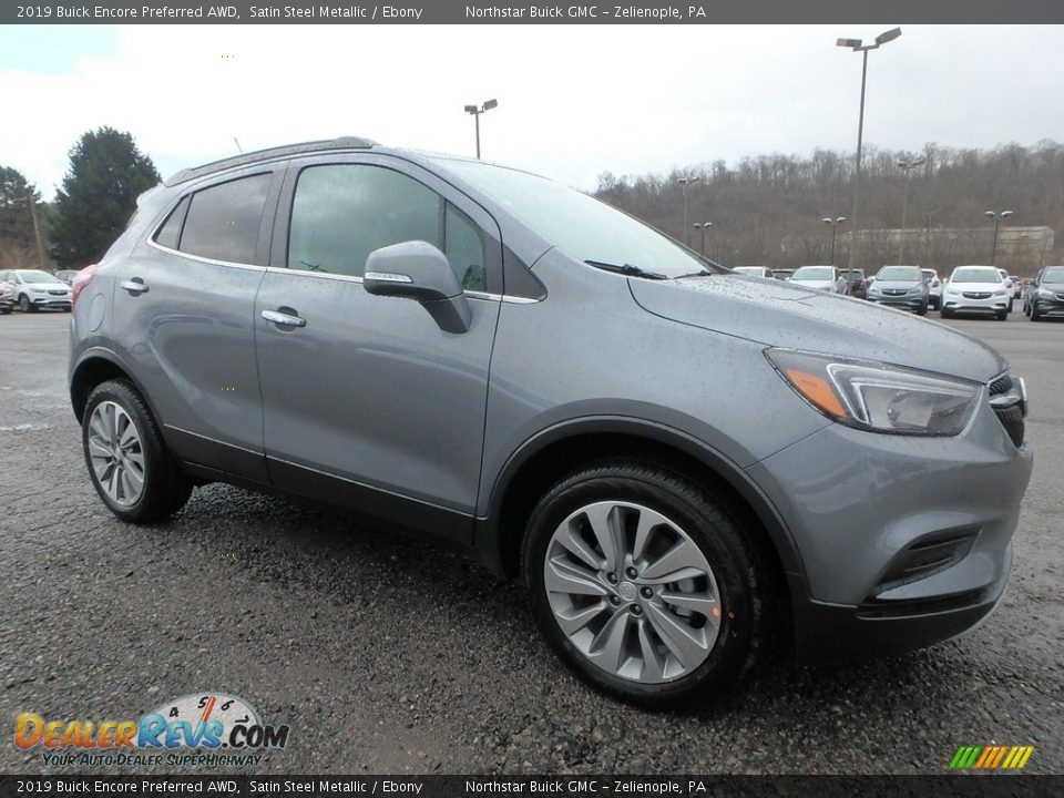 2019 Buick Encore Preferred AWD Satin Steel Metallic / Ebony Photo #3