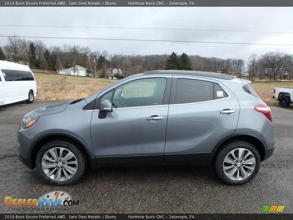 2019 Buick Encore Preferred AWD Satin Steel Metallic / Ebony Photo #9