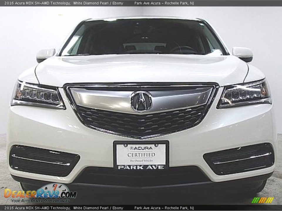 2016 Acura MDX SH-AWD Technology White Diamond Pearl / Ebony Photo #5