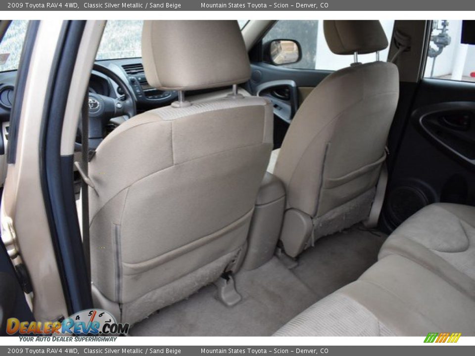 2009 Toyota RAV4 4WD Classic Silver Metallic / Sand Beige Photo #19