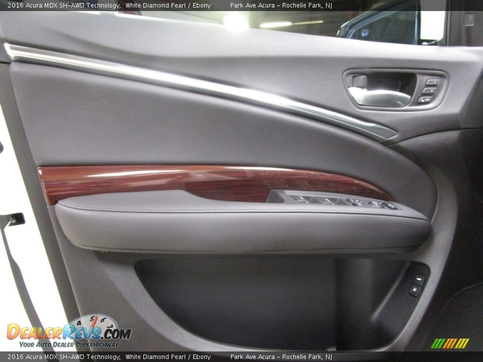 2016 Acura MDX SH-AWD Technology White Diamond Pearl / Ebony Photo #6