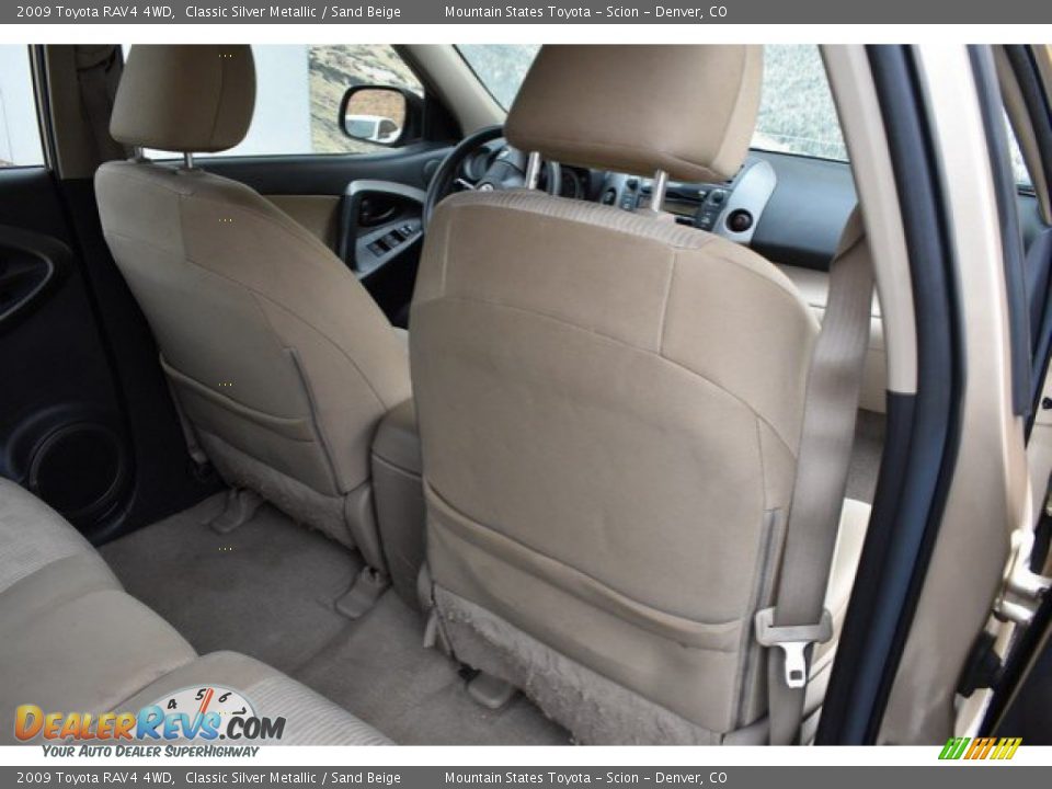 2009 Toyota RAV4 4WD Classic Silver Metallic / Sand Beige Photo #20