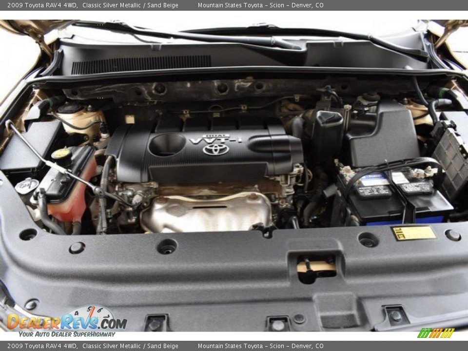 2009 Toyota RAV4 4WD Classic Silver Metallic / Sand Beige Photo #27