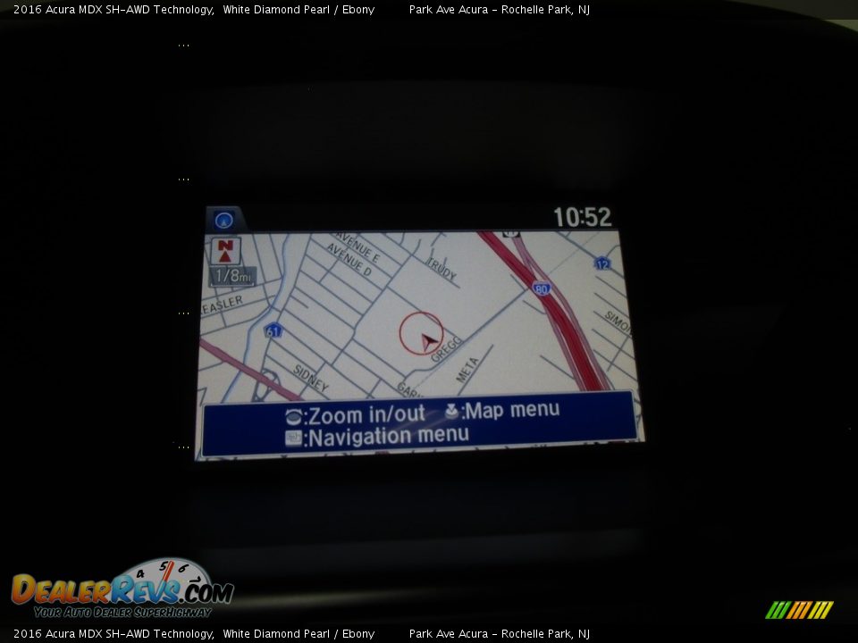 2016 Acura MDX SH-AWD Technology White Diamond Pearl / Ebony Photo #28