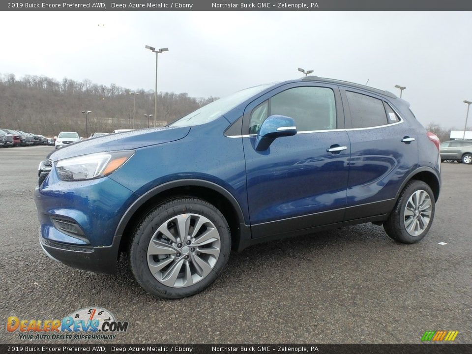 2019 Buick Encore Preferred AWD Deep Azure Metallic / Ebony Photo #1