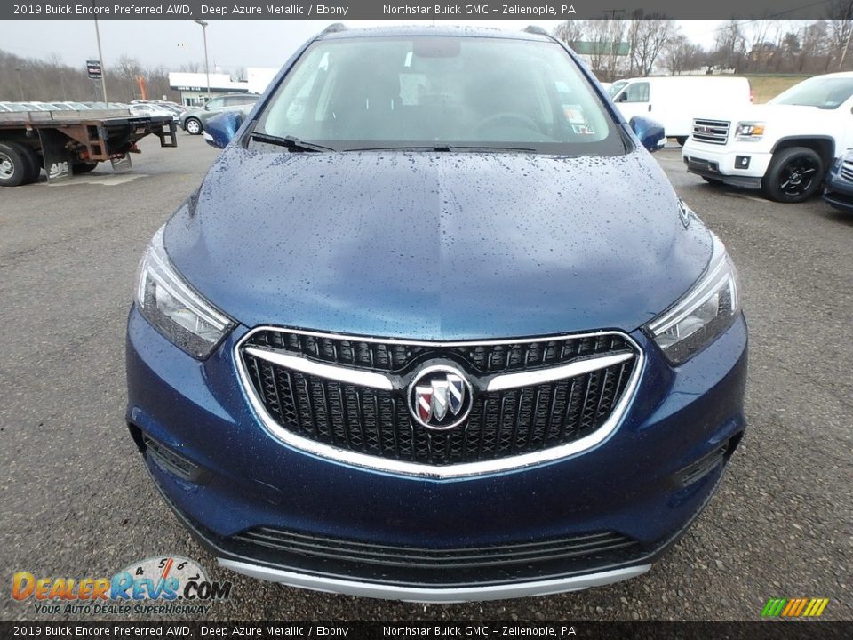 2019 Buick Encore Preferred AWD Deep Azure Metallic / Ebony Photo #2