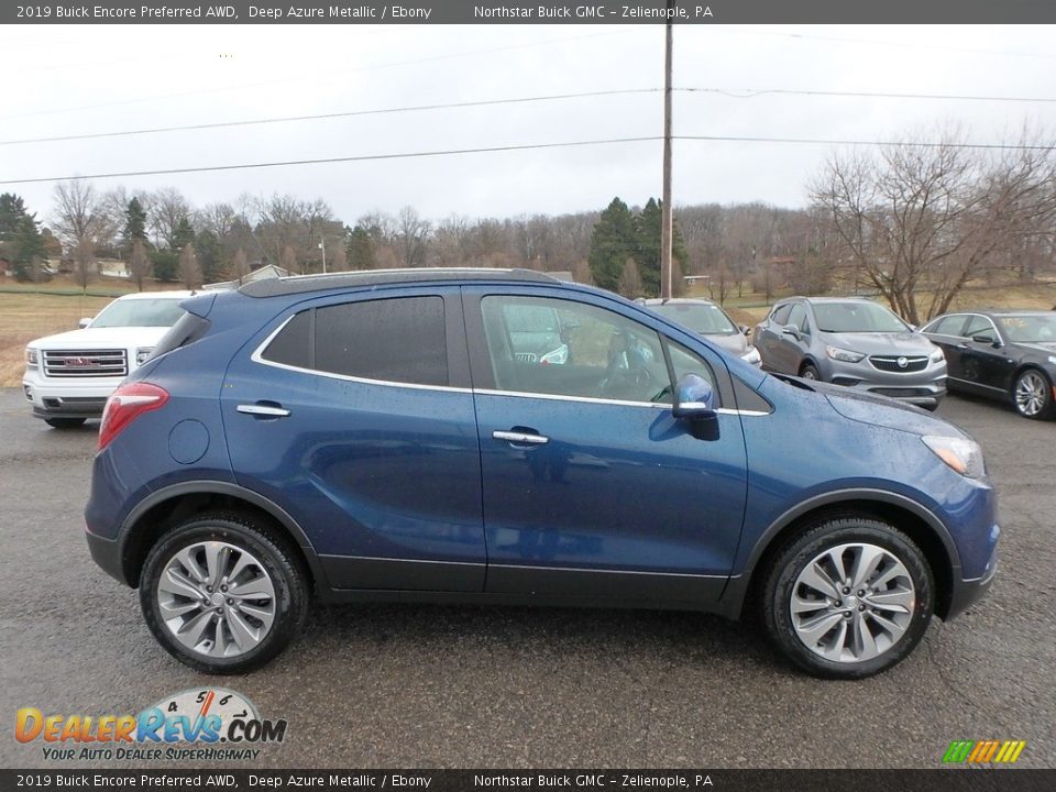 2019 Buick Encore Preferred AWD Deep Azure Metallic / Ebony Photo #4