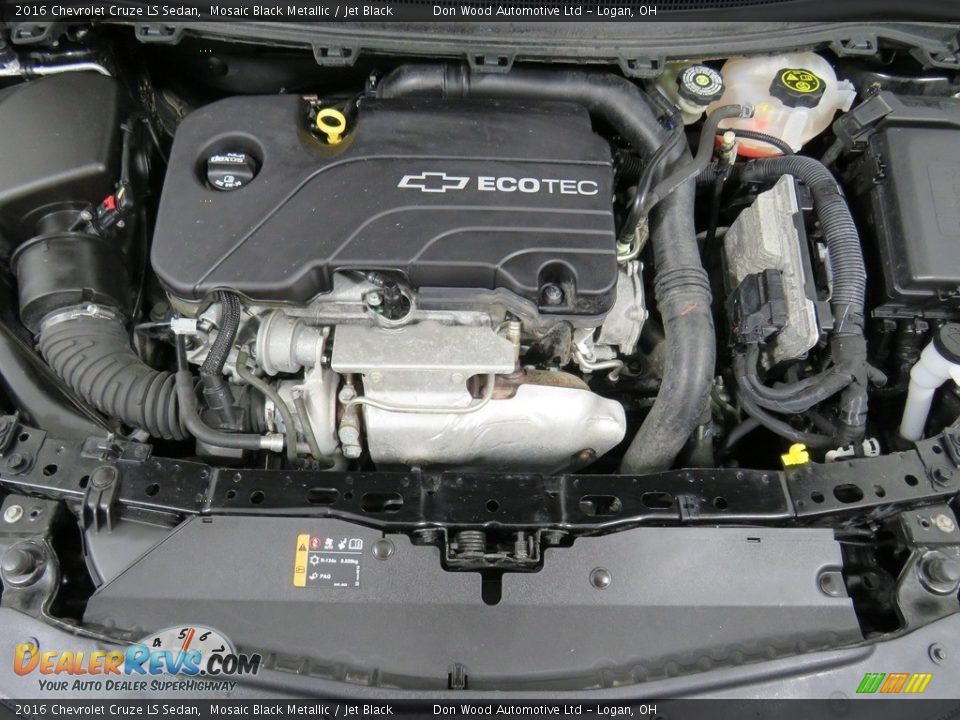 2016 Chevrolet Cruze LS Sedan Mosaic Black Metallic / Jet Black Photo #7