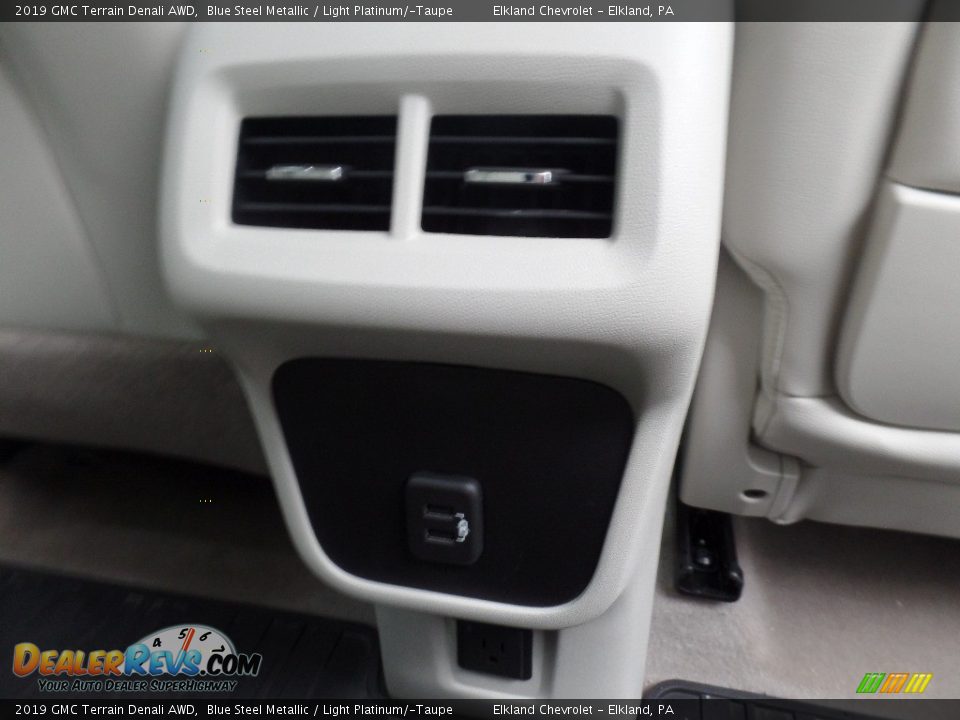2019 GMC Terrain Denali AWD Blue Steel Metallic / Light Platinum/­Taupe Photo #12
