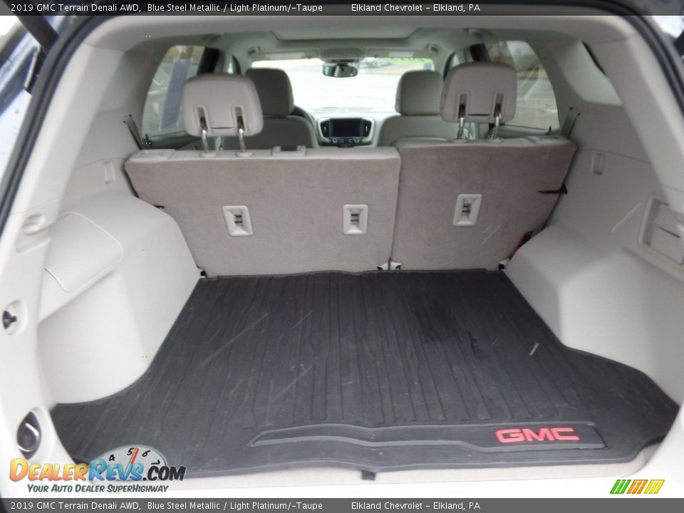 2019 GMC Terrain Denali AWD Blue Steel Metallic / Light Platinum/­Taupe Photo #13