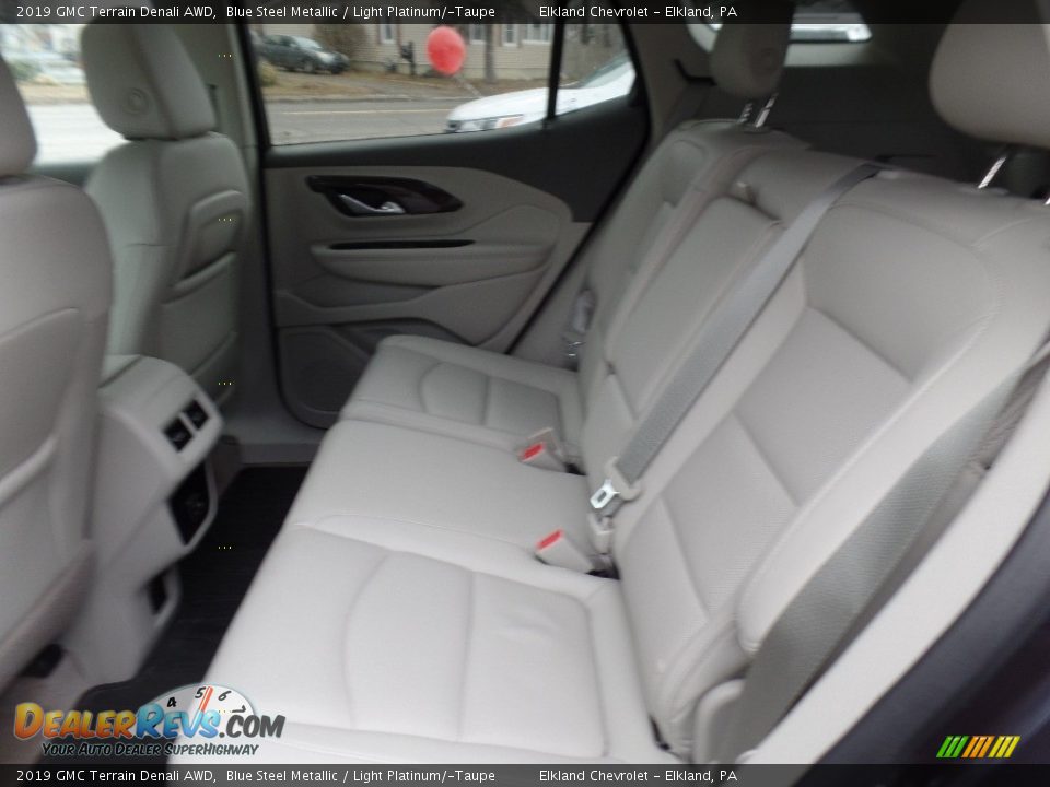 2019 GMC Terrain Denali AWD Blue Steel Metallic / Light Platinum/­Taupe Photo #15