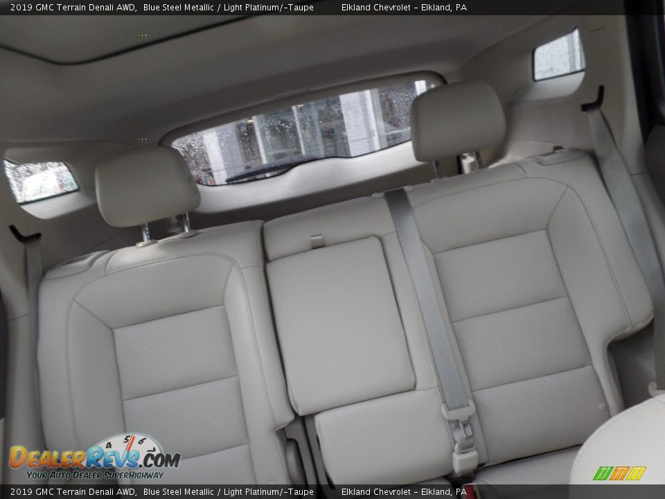 2019 GMC Terrain Denali AWD Blue Steel Metallic / Light Platinum/­Taupe Photo #16