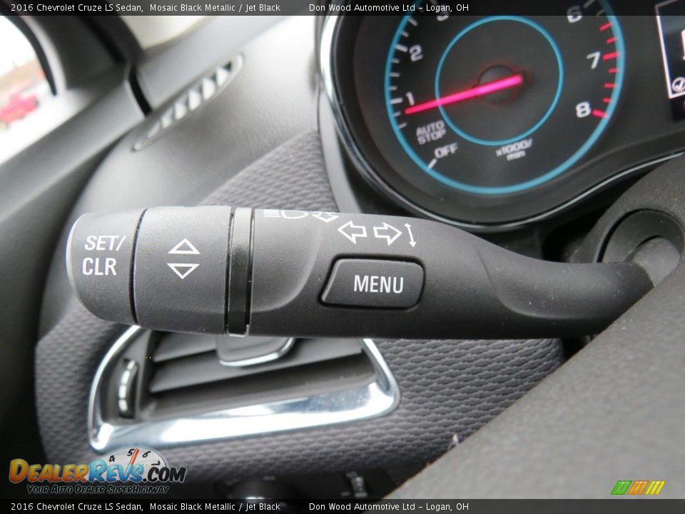 2016 Chevrolet Cruze LS Sedan Mosaic Black Metallic / Jet Black Photo #21