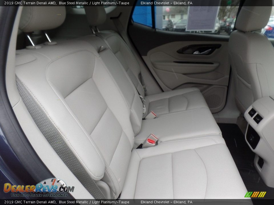 2019 GMC Terrain Denali AWD Blue Steel Metallic / Light Platinum/­Taupe Photo #20