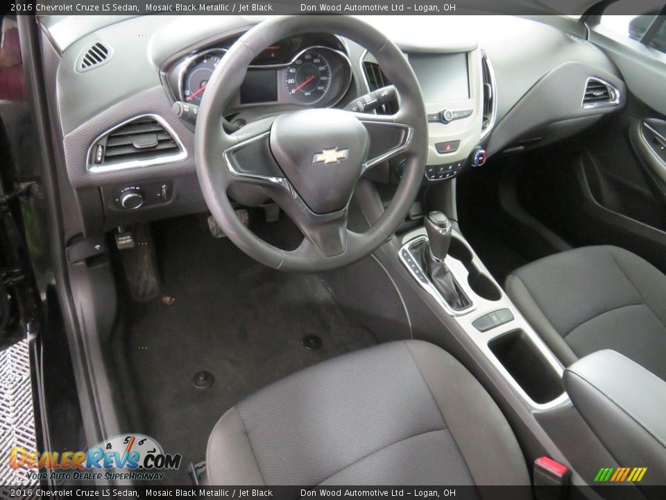 2016 Chevrolet Cruze LS Sedan Mosaic Black Metallic / Jet Black Photo #27