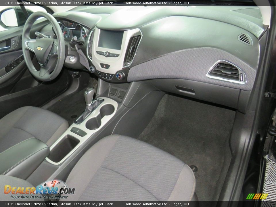 2016 Chevrolet Cruze LS Sedan Mosaic Black Metallic / Jet Black Photo #36