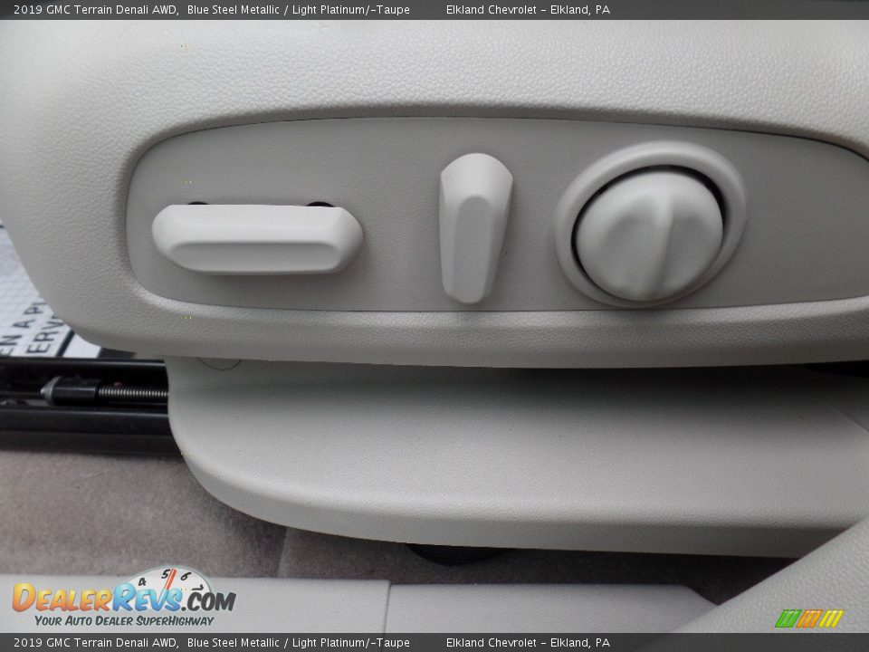 2019 GMC Terrain Denali AWD Blue Steel Metallic / Light Platinum/­Taupe Photo #27