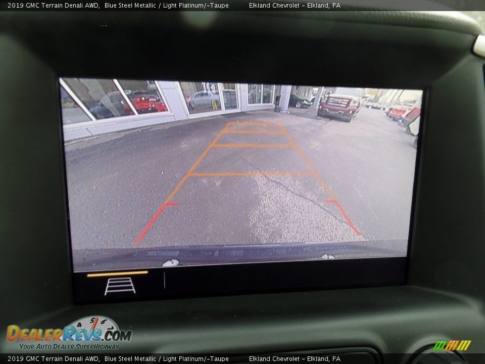 2019 GMC Terrain Denali AWD Blue Steel Metallic / Light Platinum/­Taupe Photo #35