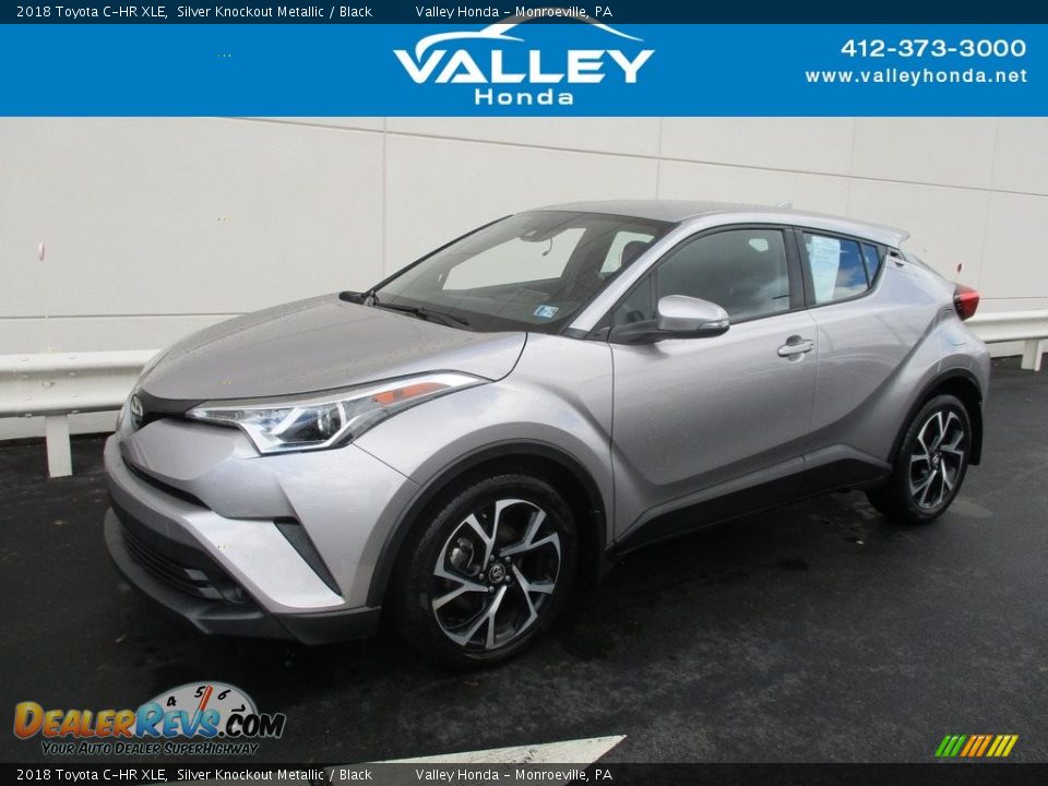 2018 Toyota C-HR XLE Silver Knockout Metallic / Black Photo #1