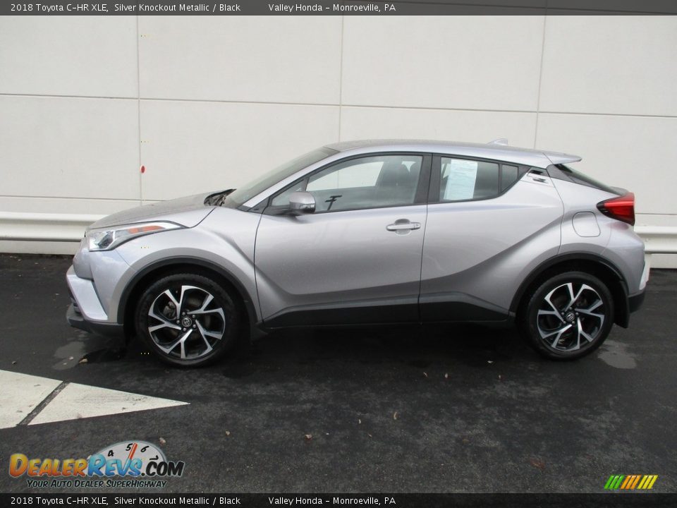 2018 Toyota C-HR XLE Silver Knockout Metallic / Black Photo #2