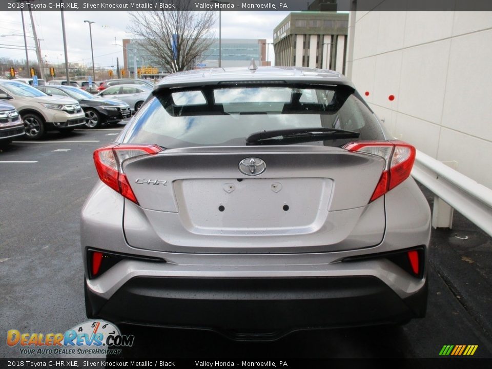 2018 Toyota C-HR XLE Silver Knockout Metallic / Black Photo #4