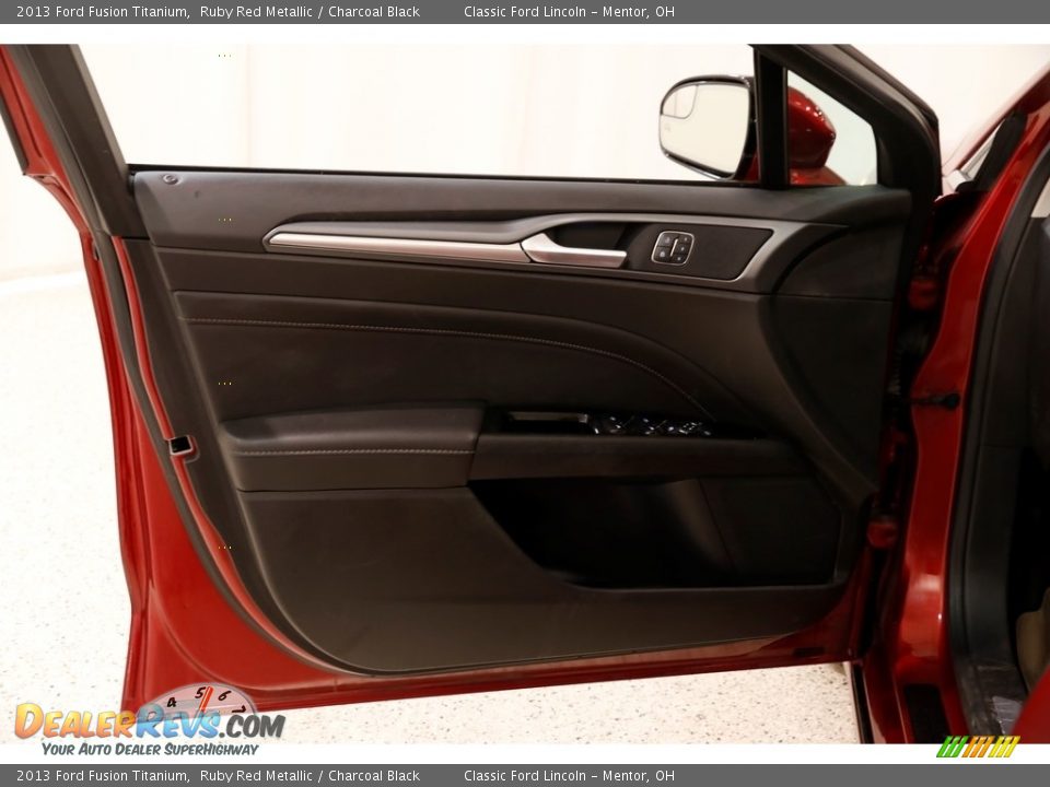2013 Ford Fusion Titanium Ruby Red Metallic / Charcoal Black Photo #5
