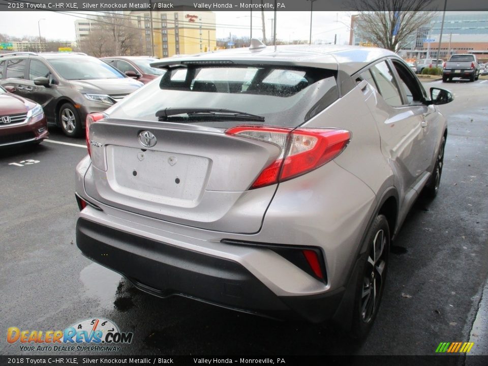 2018 Toyota C-HR XLE Silver Knockout Metallic / Black Photo #5