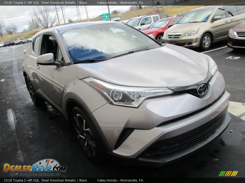 2018 Toyota C-HR XLE Silver Knockout Metallic / Black Photo #7