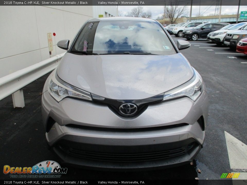 2018 Toyota C-HR XLE Silver Knockout Metallic / Black Photo #8