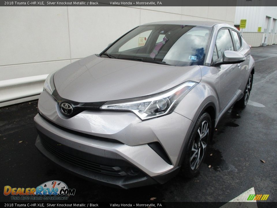 2018 Toyota C-HR XLE Silver Knockout Metallic / Black Photo #9