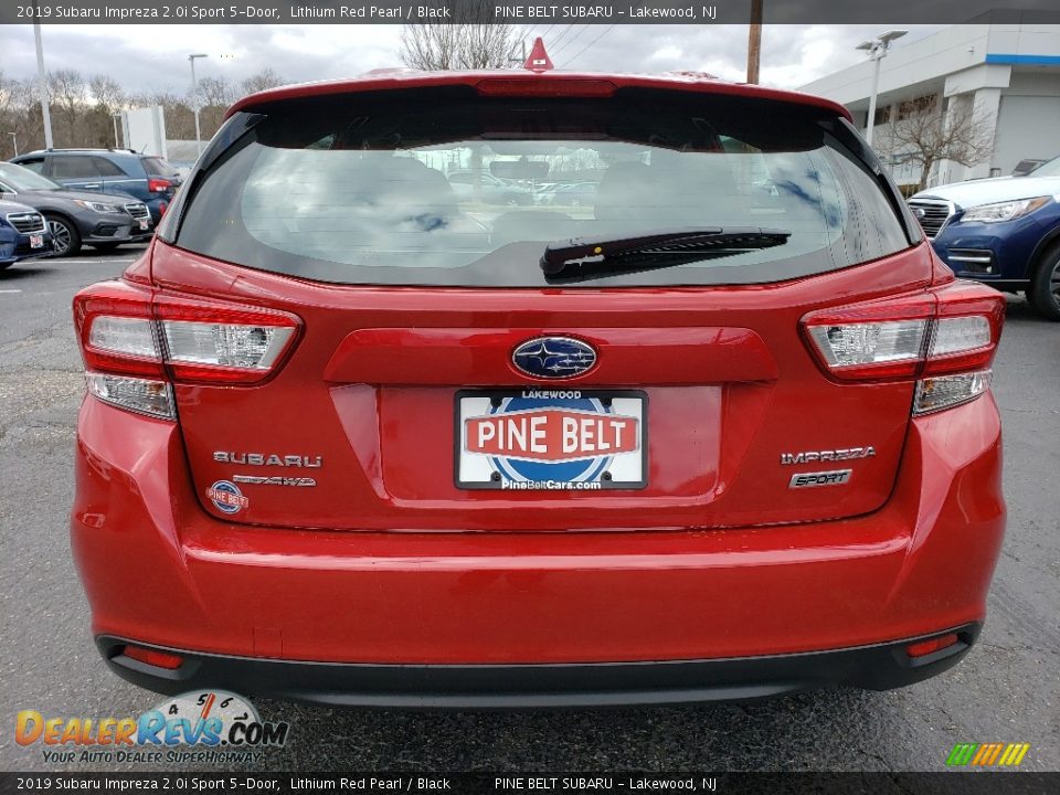 2019 Subaru Impreza 2.0i Sport 5-Door Lithium Red Pearl / Black Photo #5