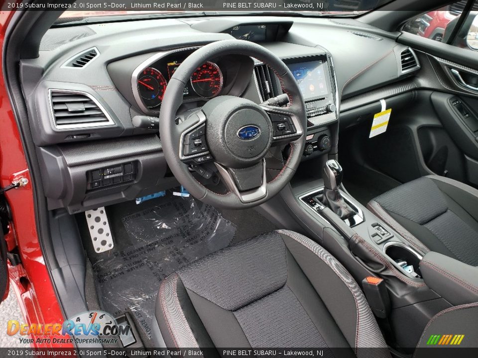 Black Interior - 2019 Subaru Impreza 2.0i Sport 5-Door Photo #8