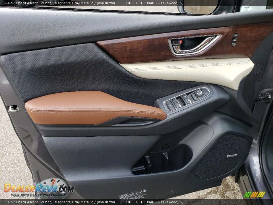 2019 Subaru Ascent Touring Magnetite Gray Metallic / Java Brown Photo #7