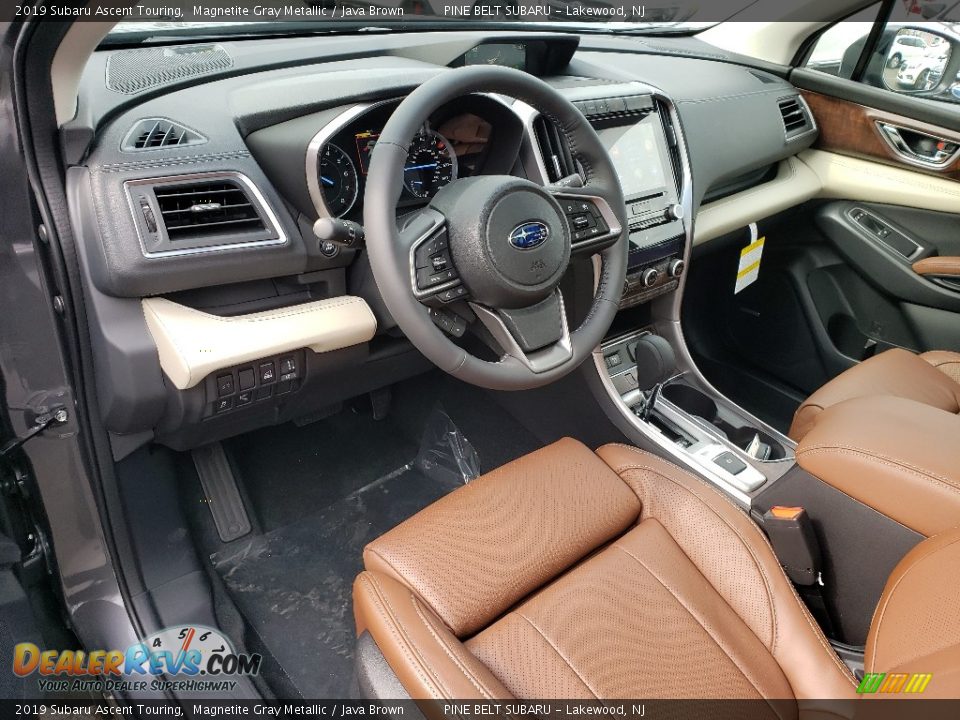 2019 Subaru Ascent Touring Magnetite Gray Metallic / Java Brown Photo #8