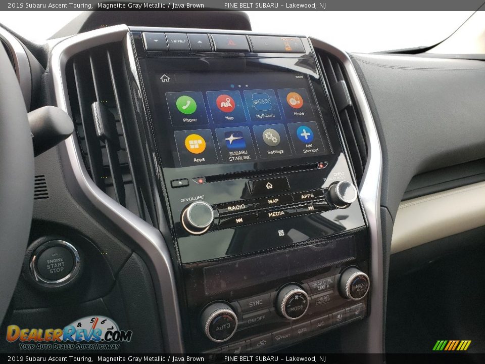 2019 Subaru Ascent Touring Magnetite Gray Metallic / Java Brown Photo #10
