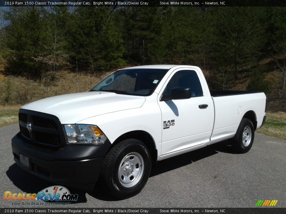 2019 Ram 1500 Classic Tradesman Regular Cab Bright White / Black/Diesel Gray Photo #2