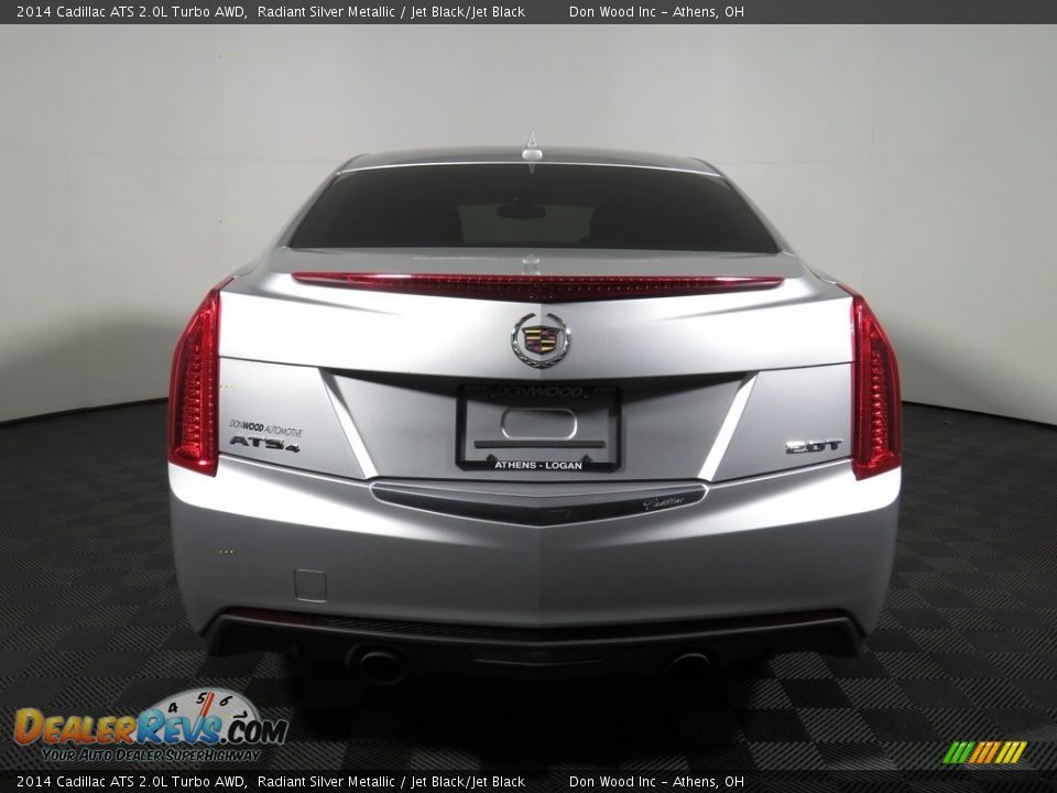 2014 Cadillac ATS 2.0L Turbo AWD Radiant Silver Metallic / Jet Black/Jet Black Photo #10