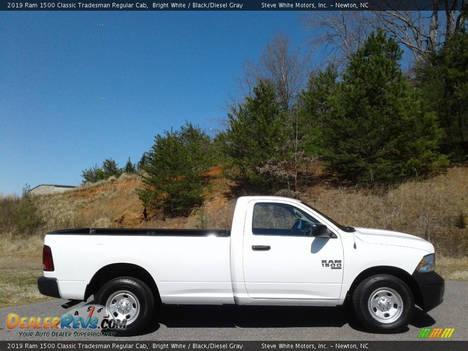 2019 Ram 1500 Classic Tradesman Regular Cab Bright White / Black/Diesel Gray Photo #5