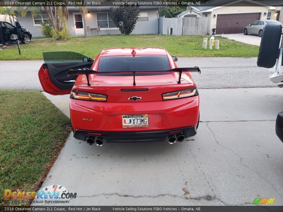 2018 Chevrolet Camaro ZL1 Coupe Red Hot / Jet Black Photo #6